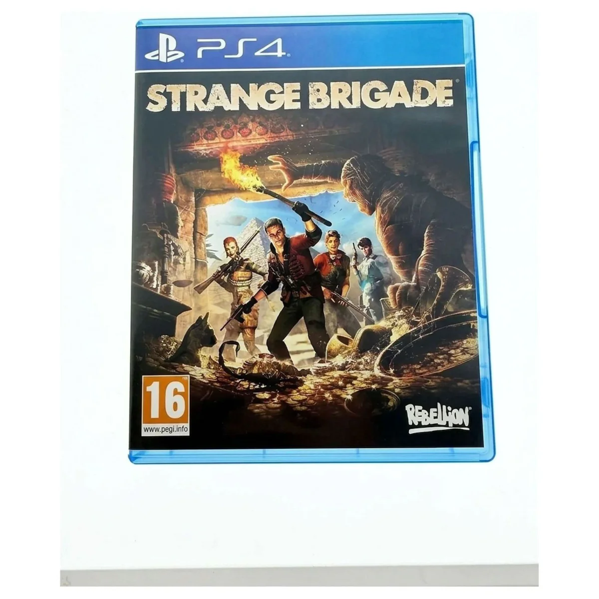 Strange Brigade PlayStation 4 Voorkant — Game in doos