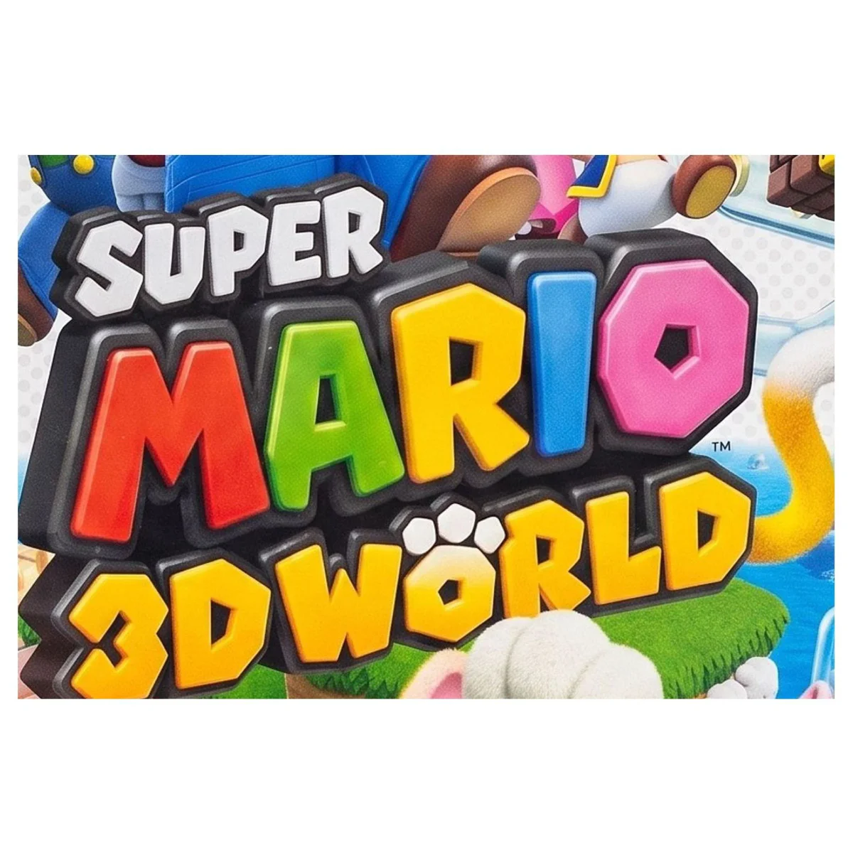 Super Mario 3D World Wii U Label — Game in doos