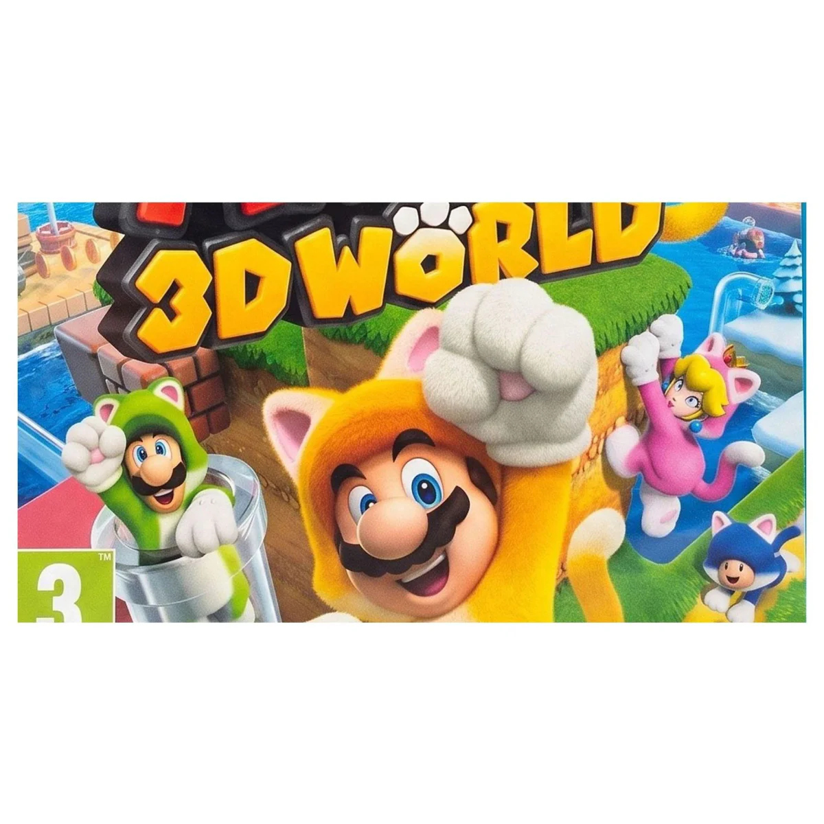 Super Mario 3D World Wii U Binnenkant — Game in doos