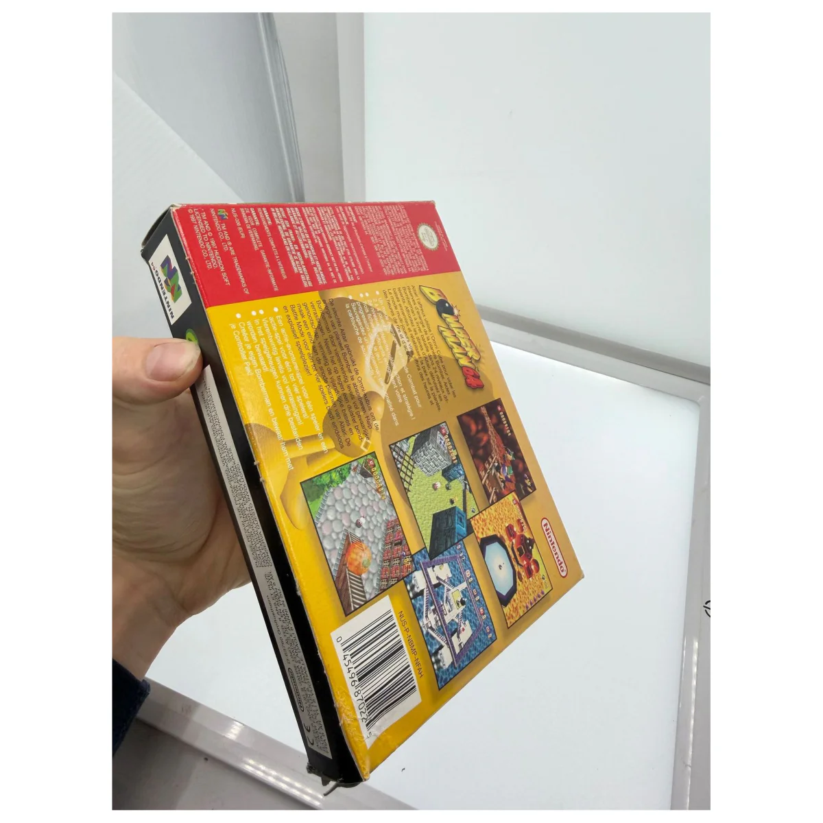 Super Mario 64 (Nintendo 64) — back of the box