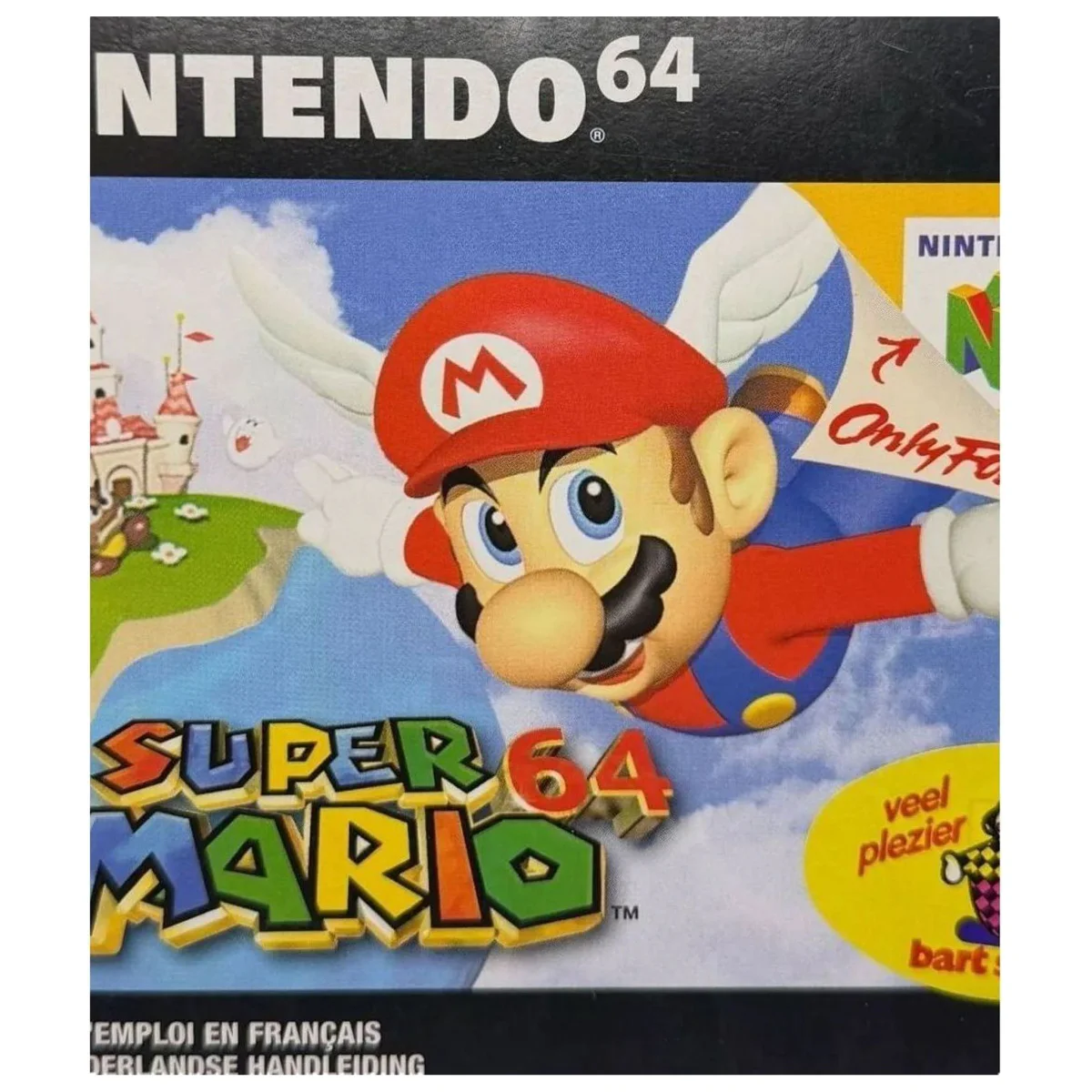 Super Mario 64 Nintendo 64 Label — Game in doos