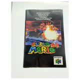 Super Mario 64 — originele handleiding Nintendo 64 Voorkant — Met handleiding
