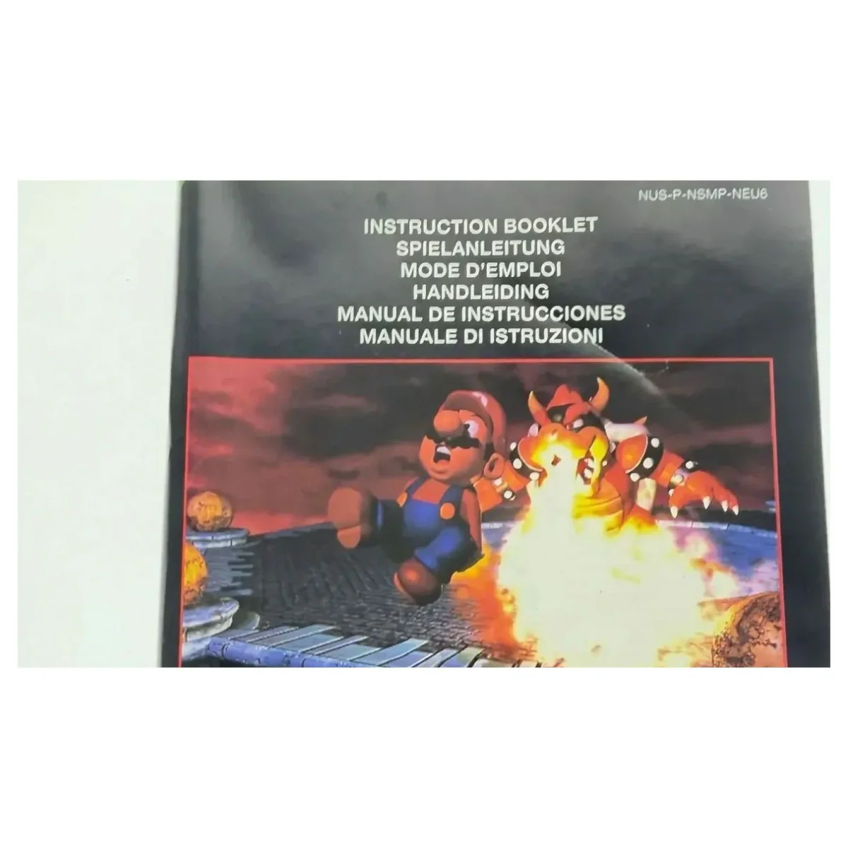 Super Mario 64 — originele handleiding Nintendo 64 Detail — Met handleiding