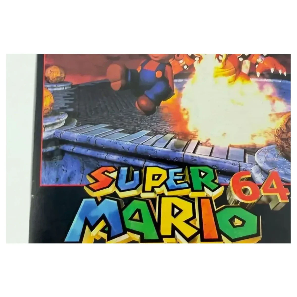 Super Mario 64 — originele handleiding Nintendo 64 Label — Met handleiding