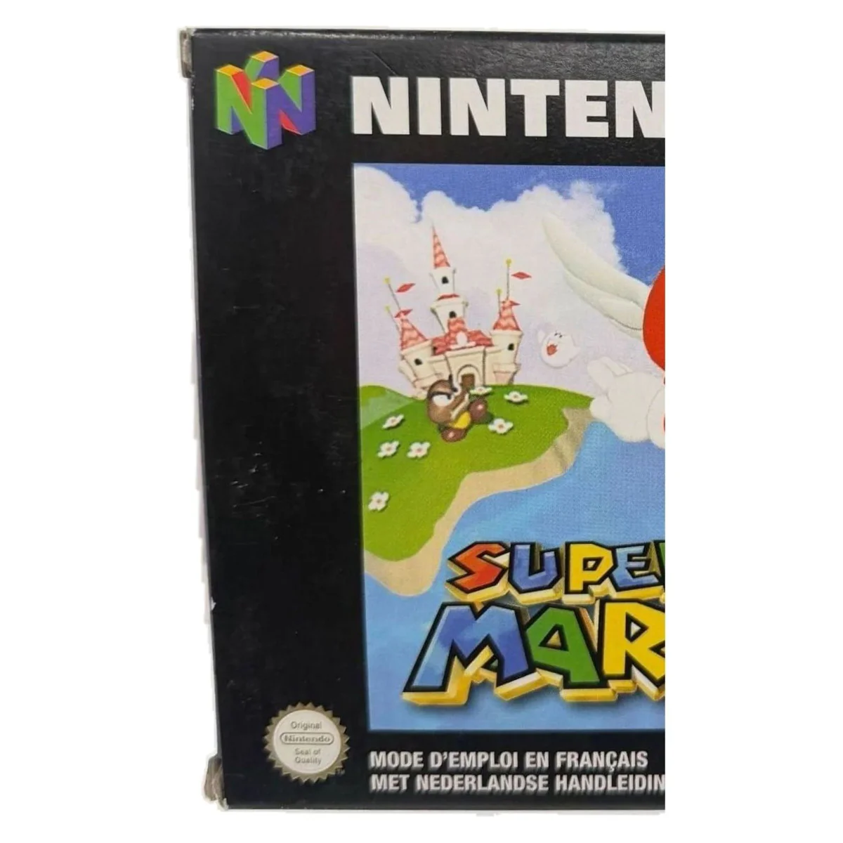 Super Mario 64 (slechte staat) Nintendo 64 Detail — Game in doos