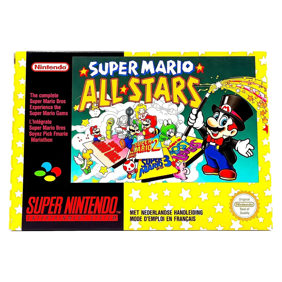 Super Mario All-Stars (Super Nintendo) — Hra v originální krabici