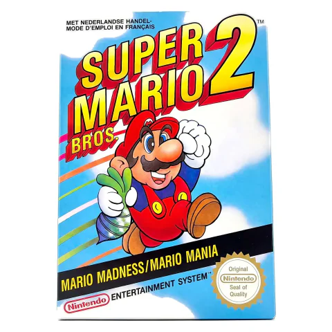 Super Mario Bros. 2 (NES) — Game in doos met handleiding, Speelstaat — origineel tweedehands kopen bij Gameshop Enter