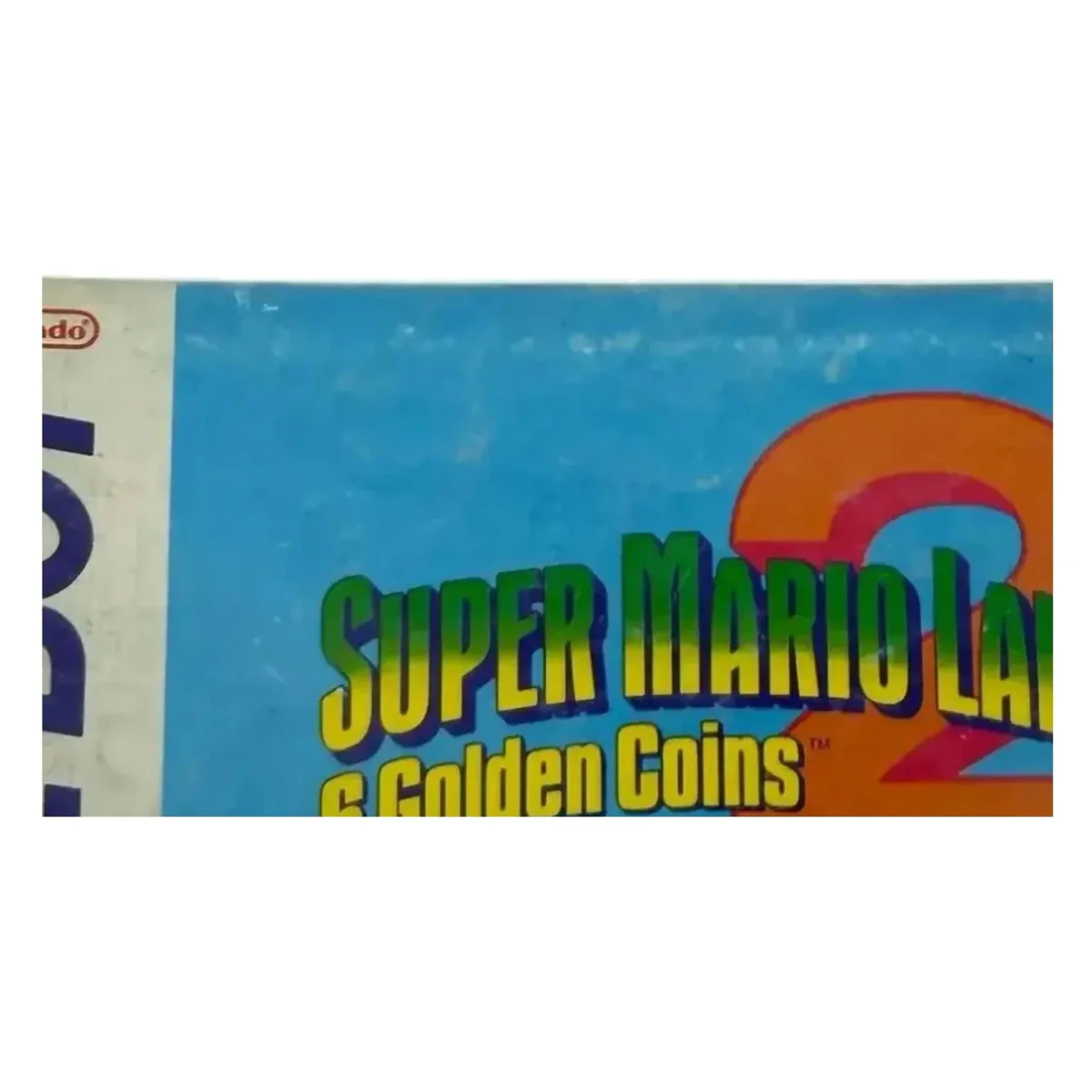 Super Mario Land 2: 6 Golden Coins — manual original (Game Boy / Color) — fotografia de pormenor 1