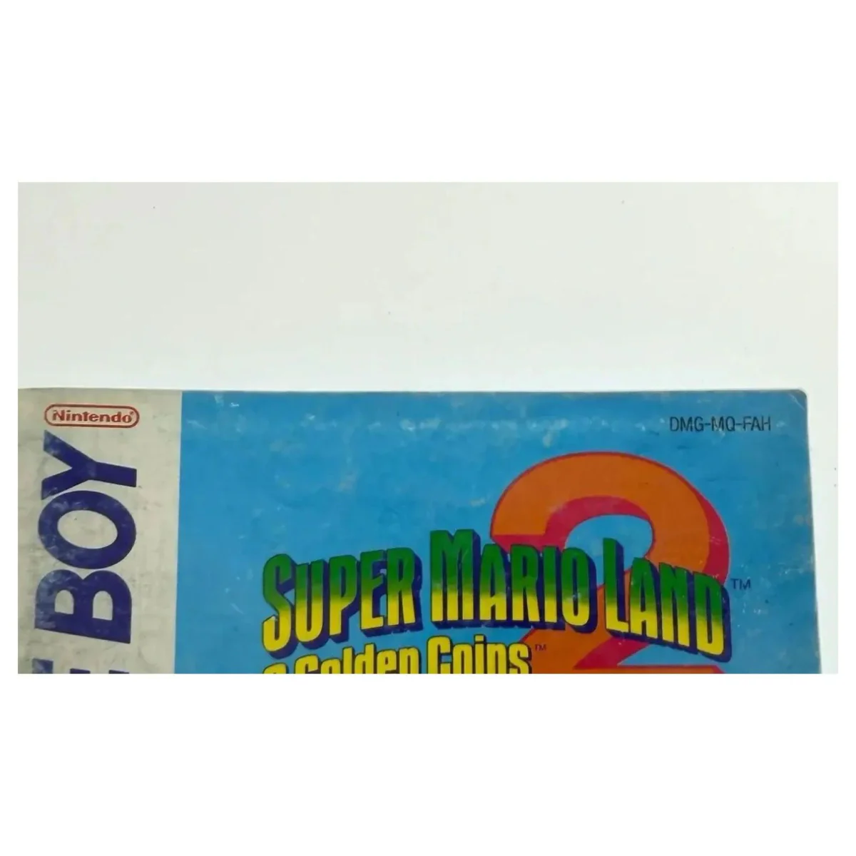 Super Mario Land 2: 6 Golden Coins — Original-Anleitung (Game Boy / Color) — Detailfoto 1