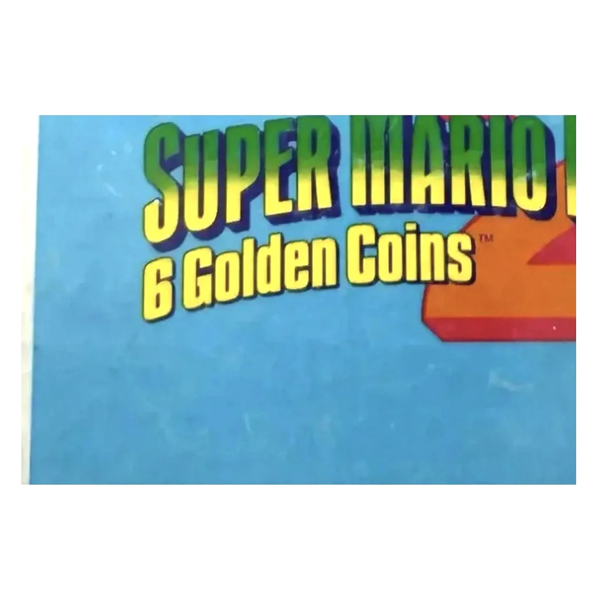 Super Mario Land 2: 6 Golden Coins — manual original (Game Boy / Color) — fotografia de pormenor 2