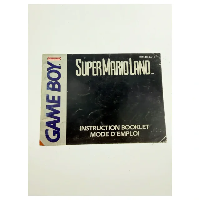 Super Mario Land — manuale originale — Game Boy / Color