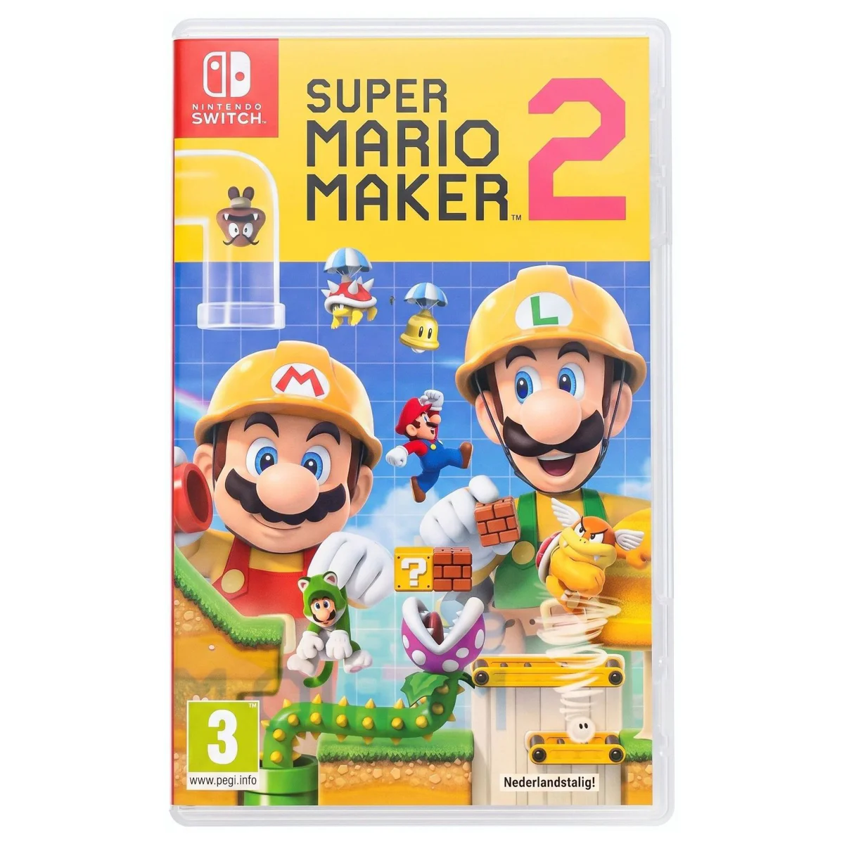 Super Mario Maker 2 Nintendo Switch Voorkant — Game in doos