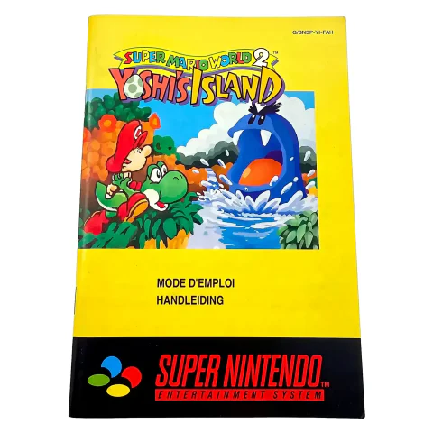 Super Mario World 2: Yoshi's Island — original manual — Super Nintendo