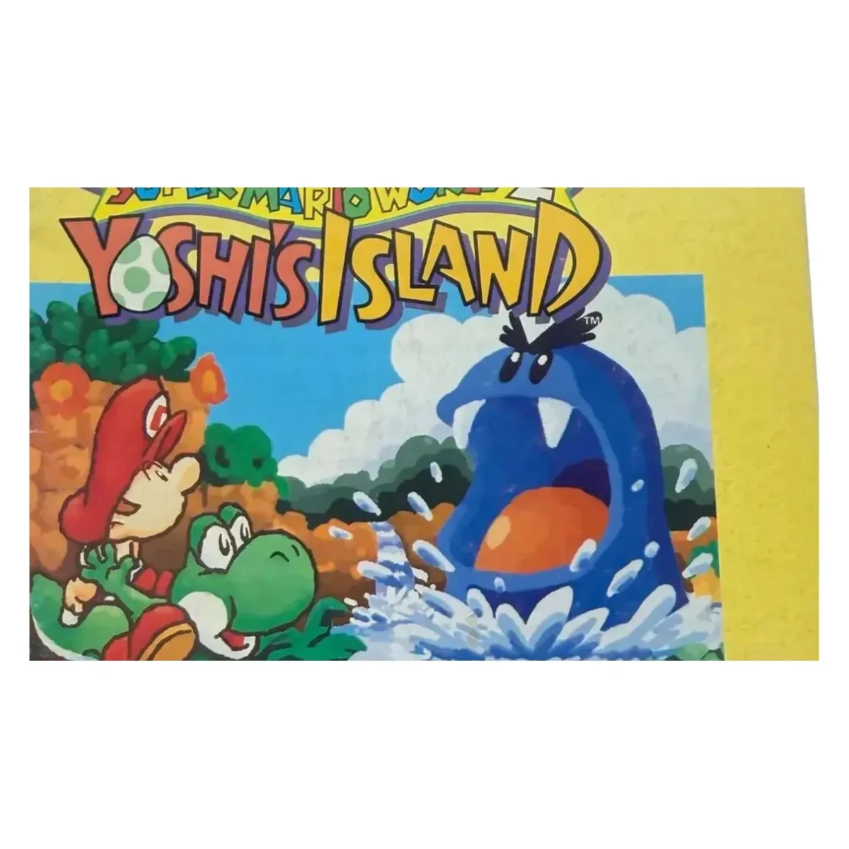 Super Mario World 2: Yoshi's Island — manuale originale (Super Nintendo) — foto di dettaglio 1