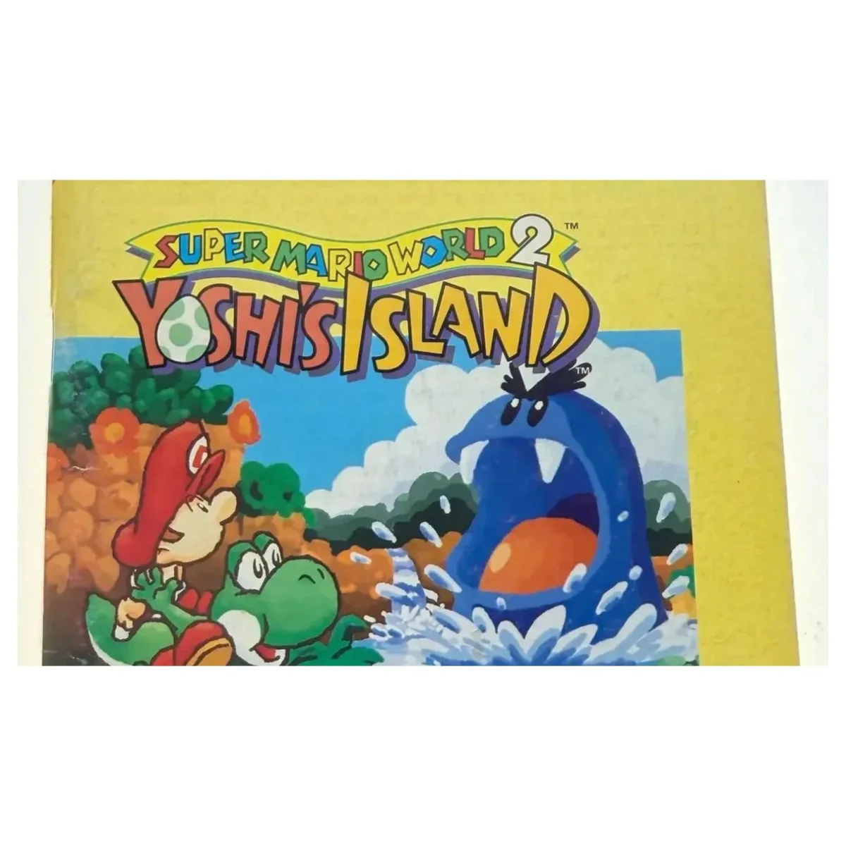 Super Mario World 2: Yoshi's Island — originele handleiding Super Nintendo Detail — Met handleiding