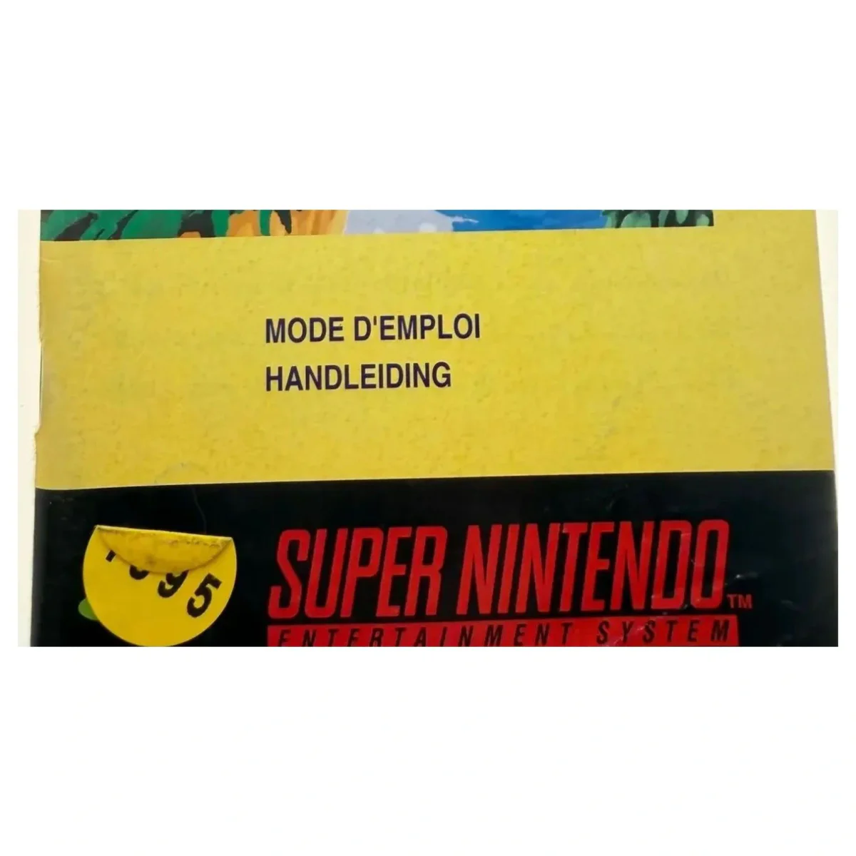Super Mario World 2: Yoshi's Island — originele handleiding Super Nintendo Binnenkant — Met handleiding