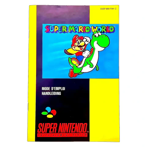 Super Mario World — original manual — Super Nintendo
