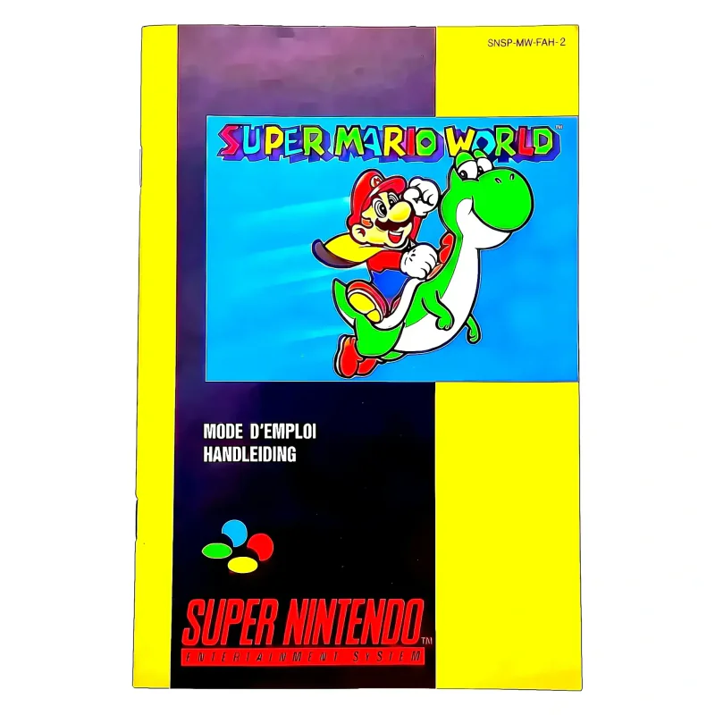 Super Mario World — originele handleiding (Super Nintendo) Met handleiding — Goed — origineel kopen bij Gameshop Enter