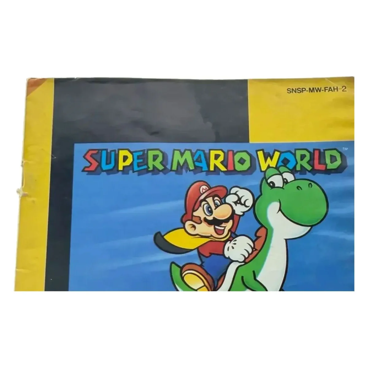 Super Mario World — αυθεντικό εγχειρίδιο (Super Nintendo) — φωτογραφία λεπτομέρειας 1