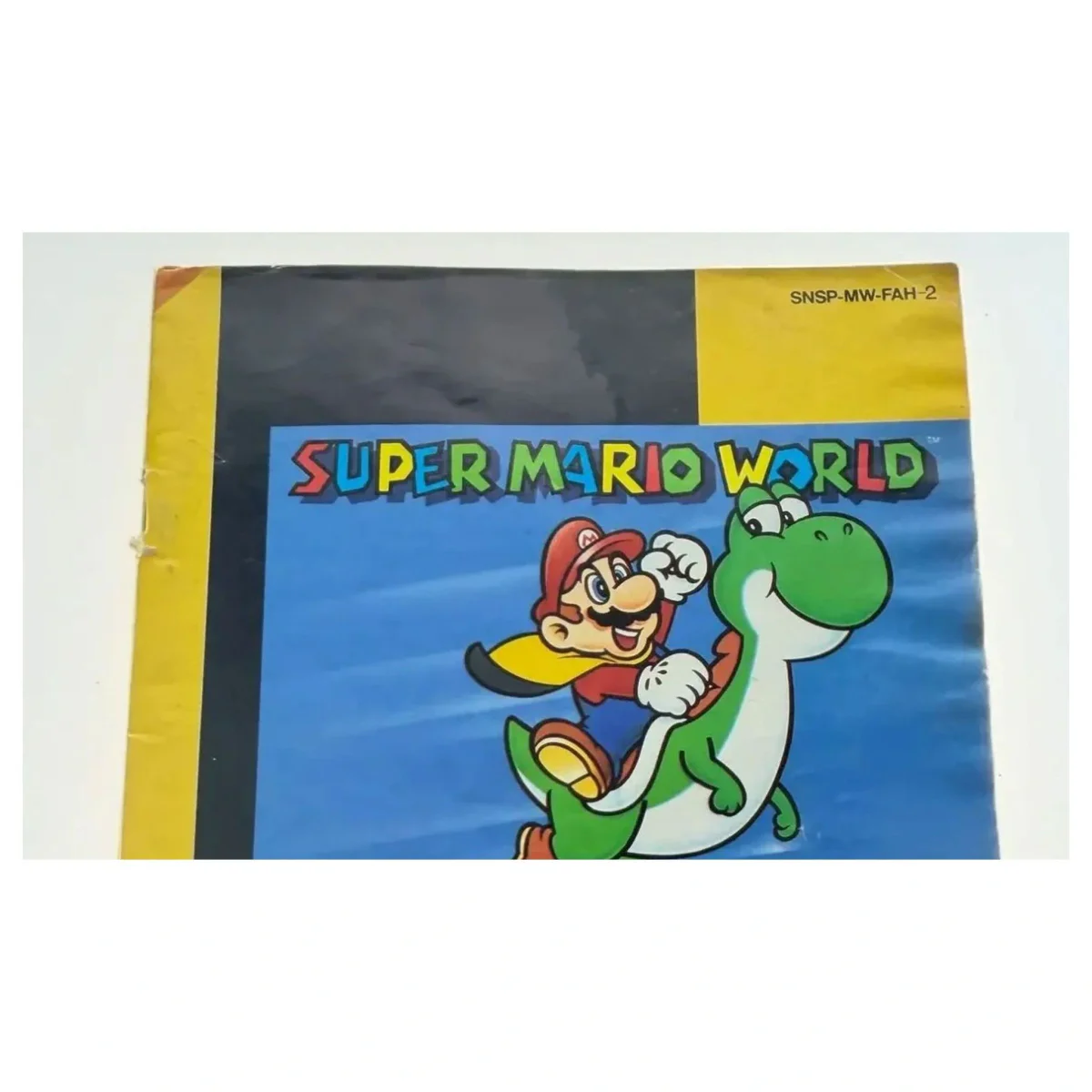 Super Mario World — originele handleiding Super Nintendo Detail — Met handleiding