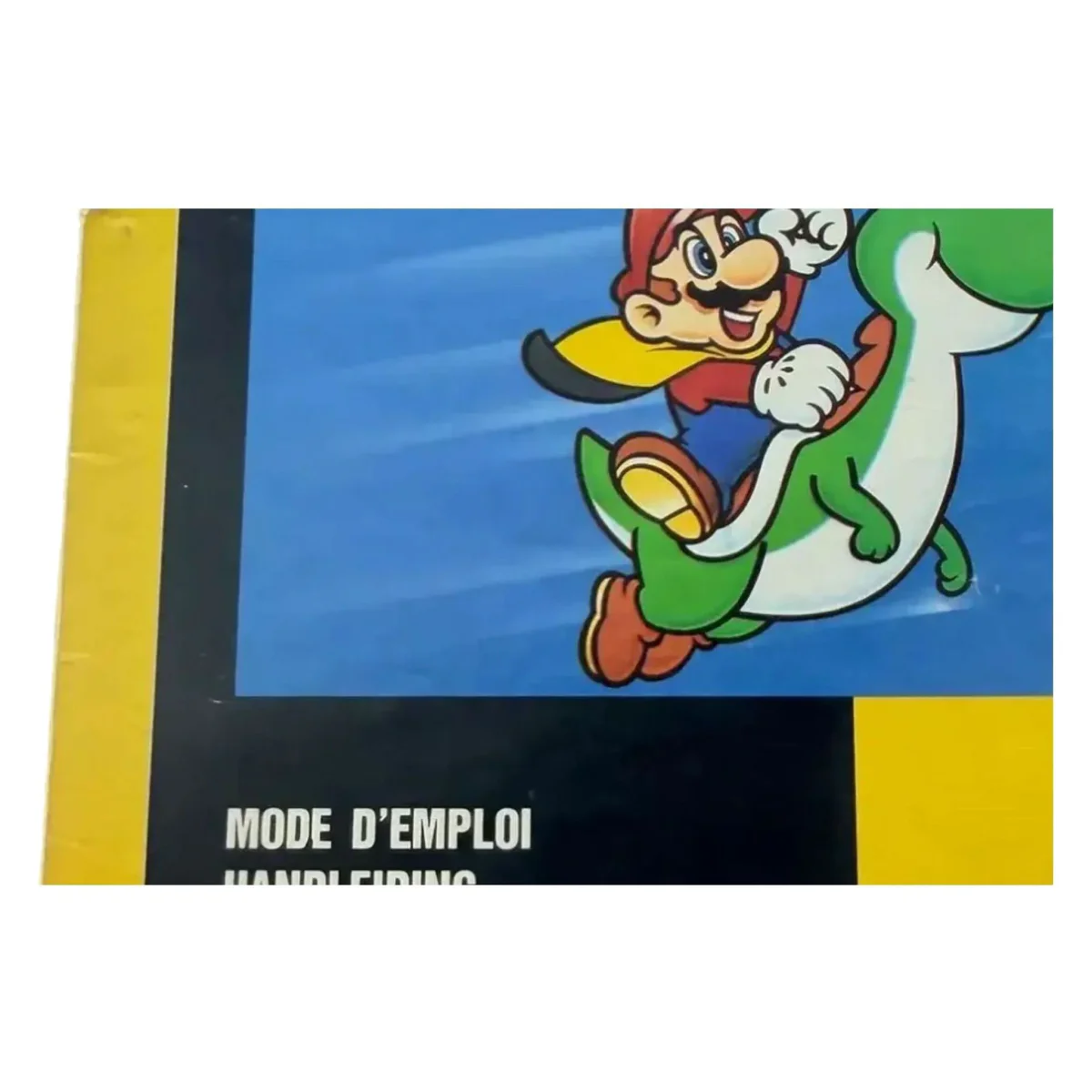 Super Mario World — αυθεντικό εγχειρίδιο (Super Nintendo) — φωτογραφία λεπτομέρειας 2