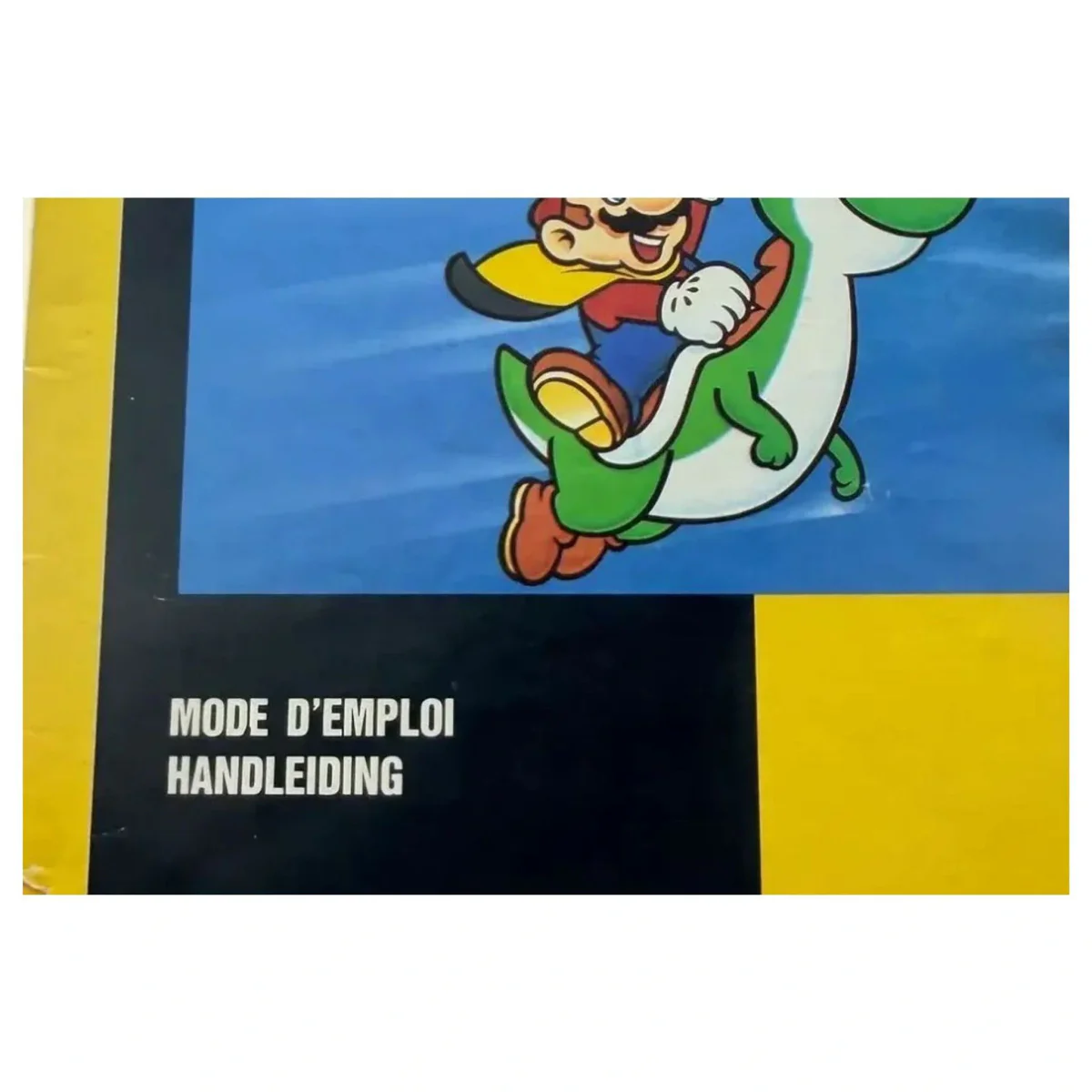Super Mario World — original manual (Super Nintendo) — detail photo 2