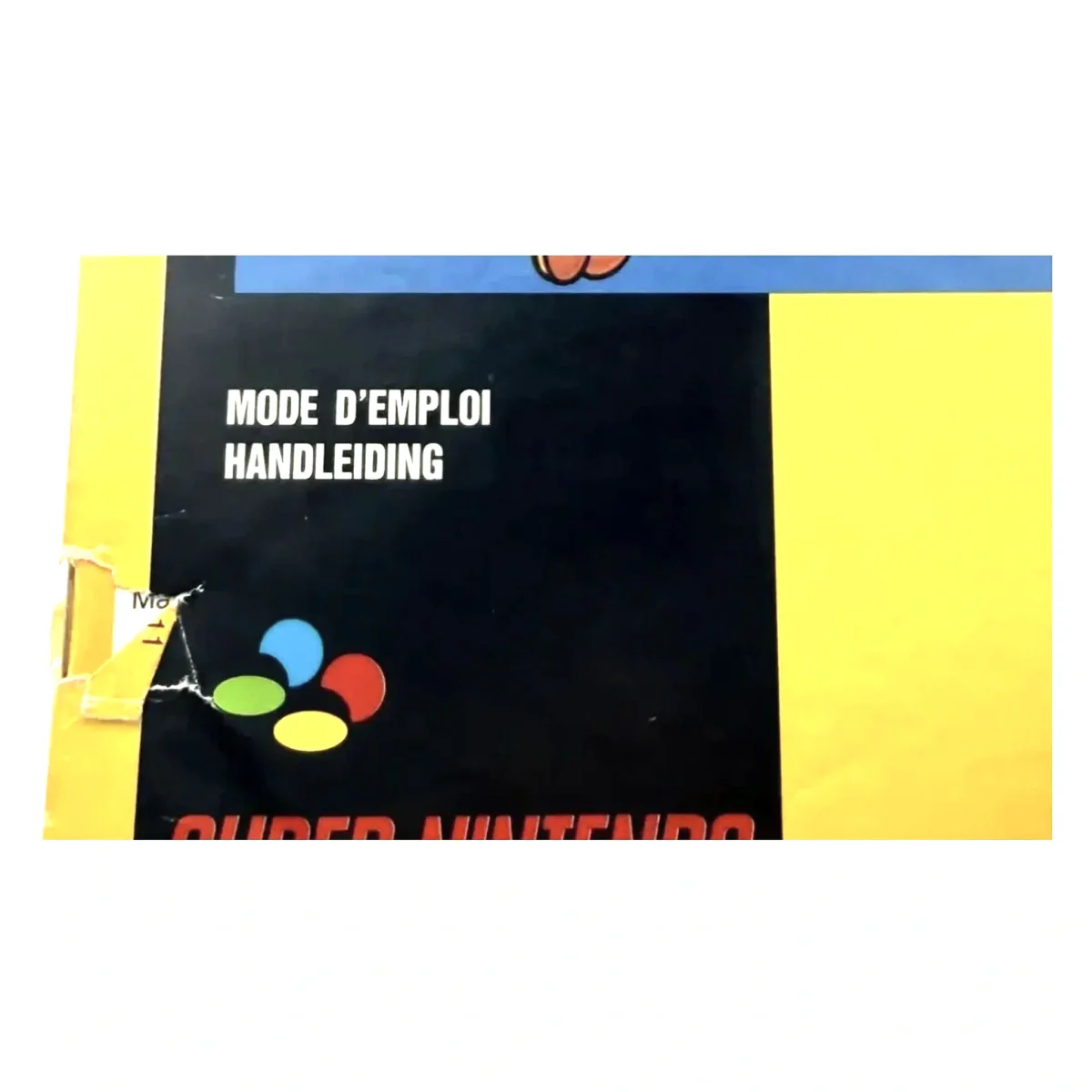 Super Mario World — αυθεντικό εγχειρίδιο (Super Nintendo) — φωτογραφία λεπτομέρειας 3