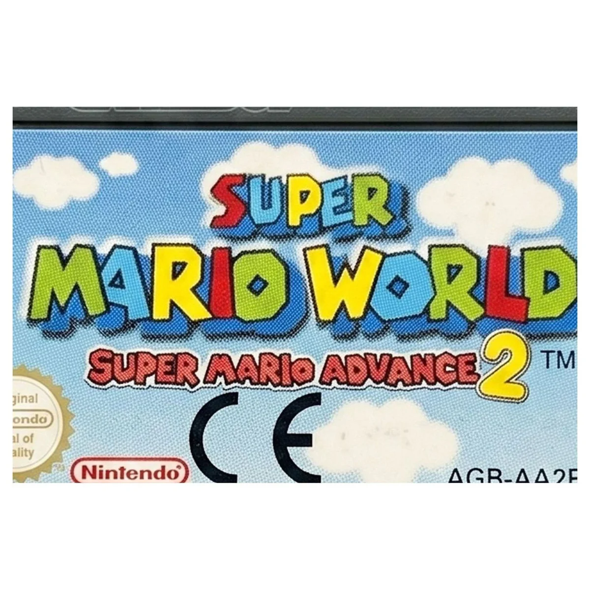Super Mario World: Super Mario Advance 2 Game Boy Advance Label — Losse cartridge