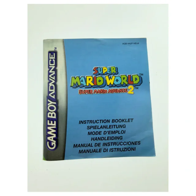 Super Mario World: Super Mario Advance 2 — oryginalna instrukcja — Game Boy Advance
