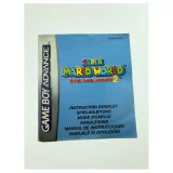 Super Mario World: Super Mario Advance 2 — originele handleiding Game Boy Advance Voorkant — Met handleiding