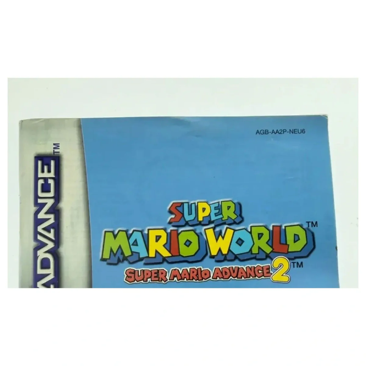 Super Mario World: Super Mario Advance 2 — originele handleiding Game Boy Advance Detail — Met handleiding