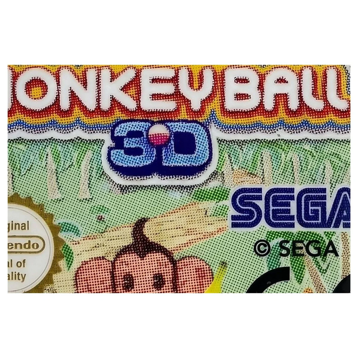 Super Monkey Ball 3D Nintendo 3DS Label — Losse cartridge