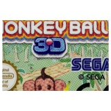 Super Monkey Ball 3D Nintendo 3DS Label — Losse cartridge