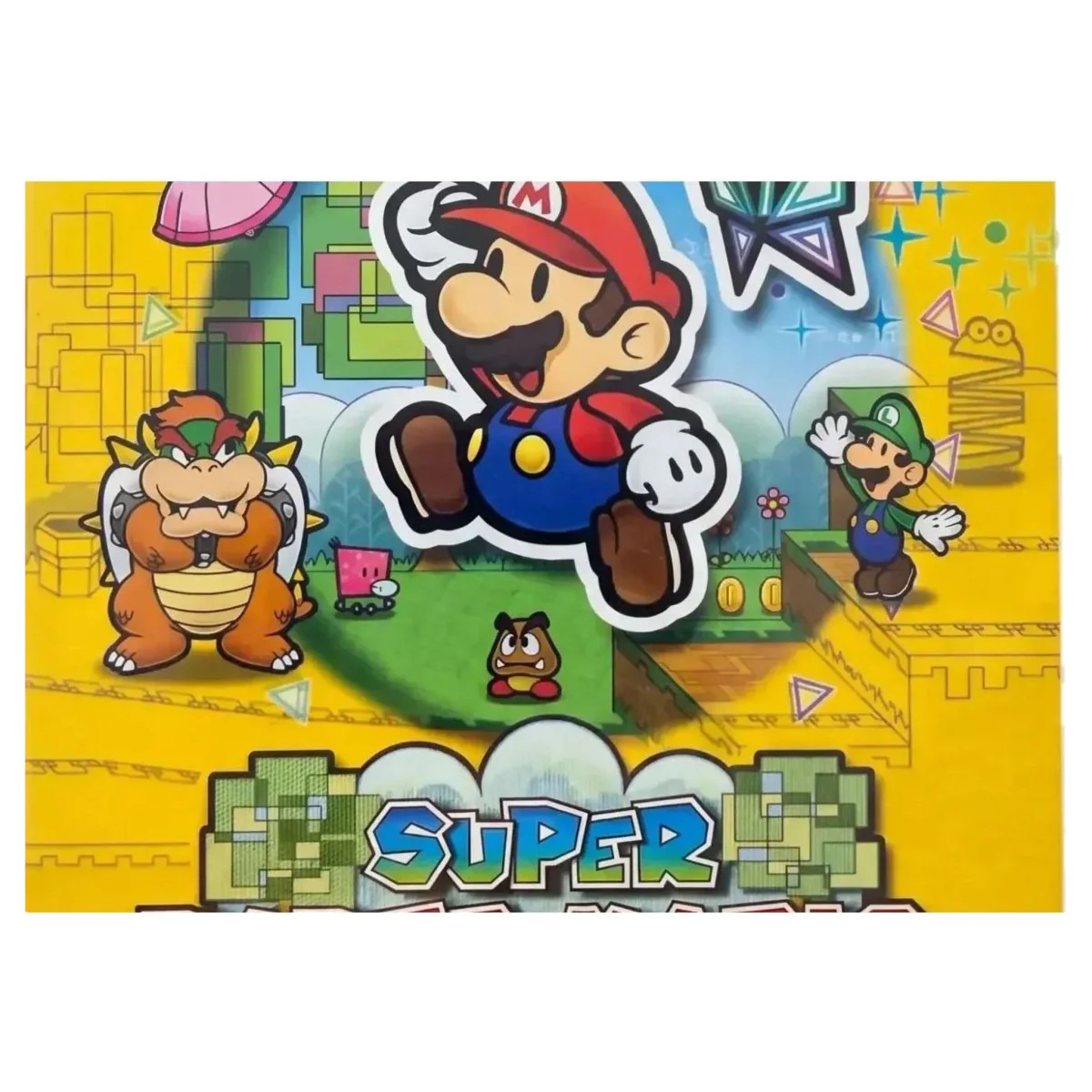 Super Paper Mario Wii Label — Game in doos