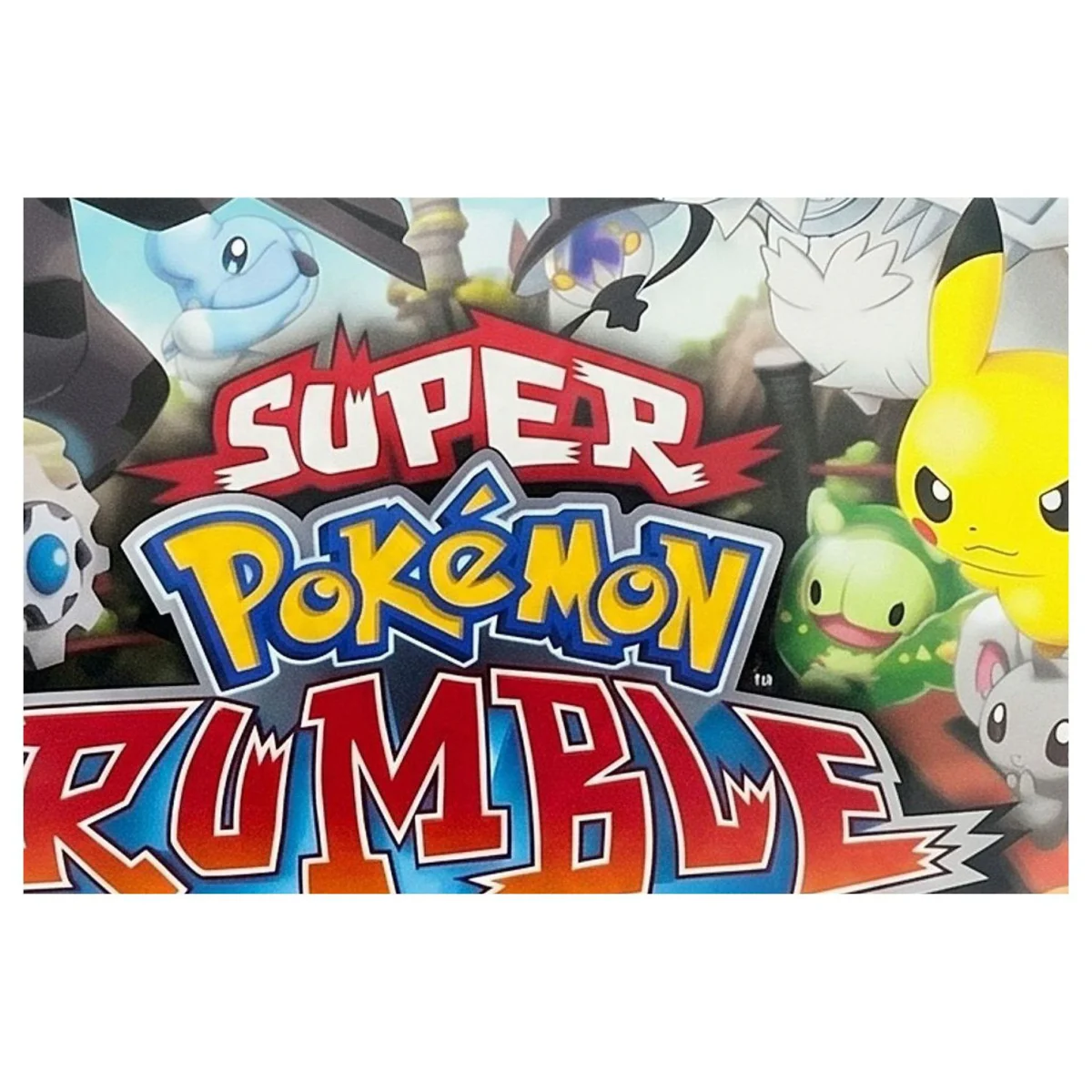 Super Pokemon Rumble Nintendo 3DS Label — Game in doos