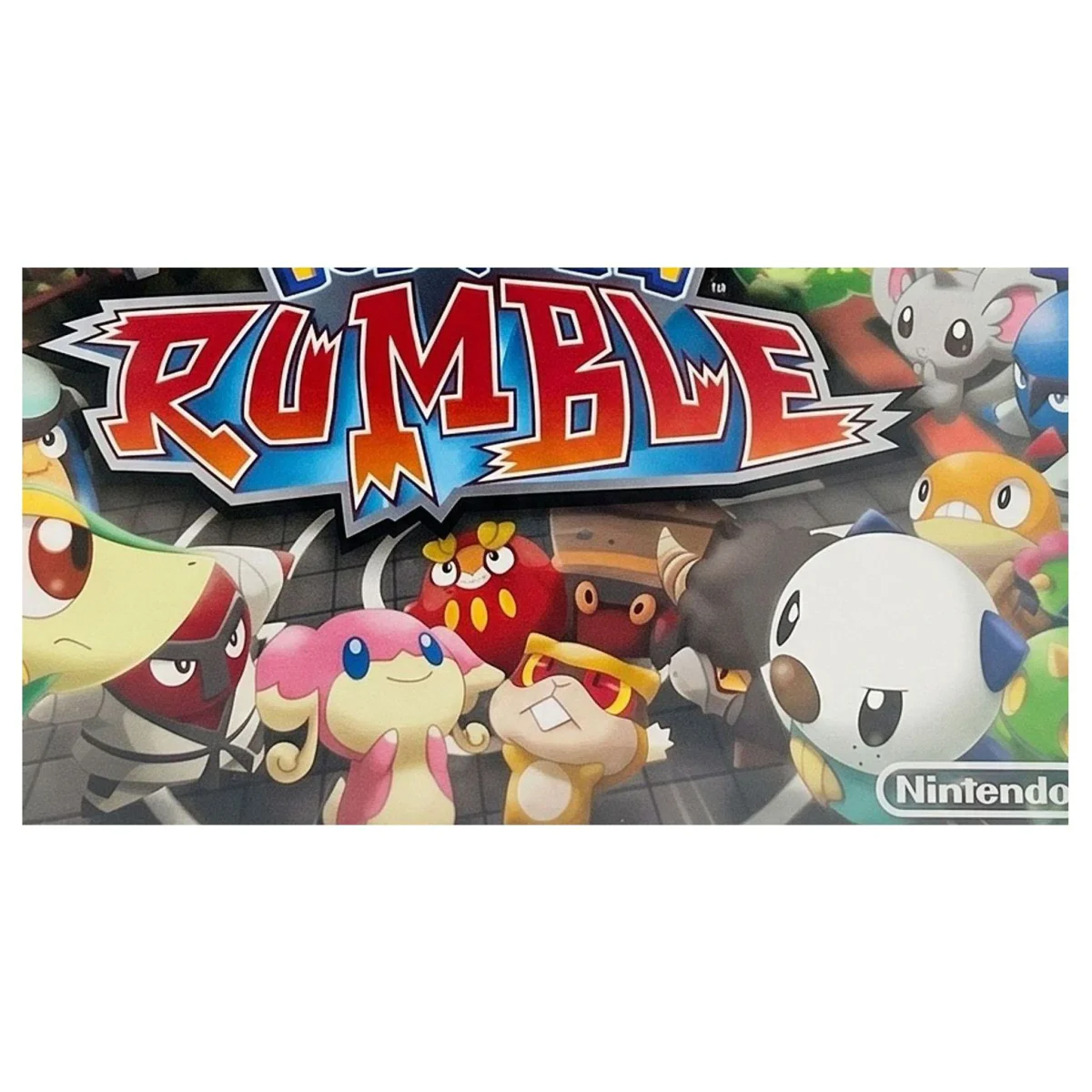 Super Pokemon Rumble Nintendo 3DS Binnenkant — Game in doos