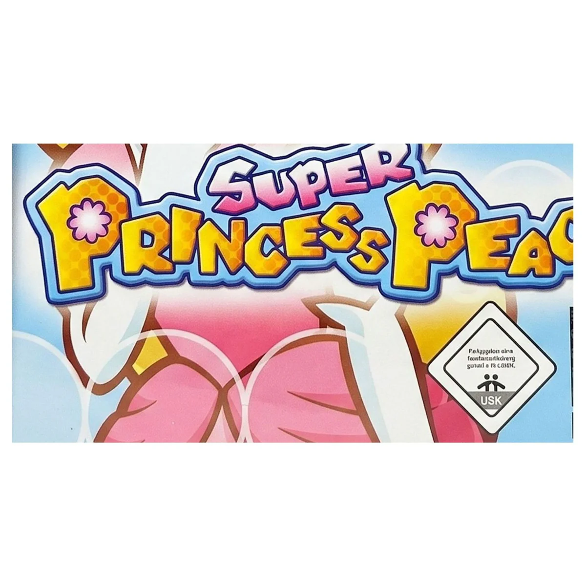 Super Princess Peach Nintendo DS Binnenkant — Game in doos