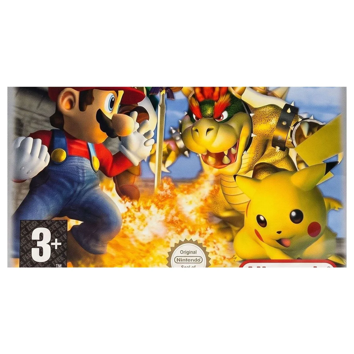 Super Smash Bros. Melee (Player's Choice) GameCube Binnenkant — Game in doos