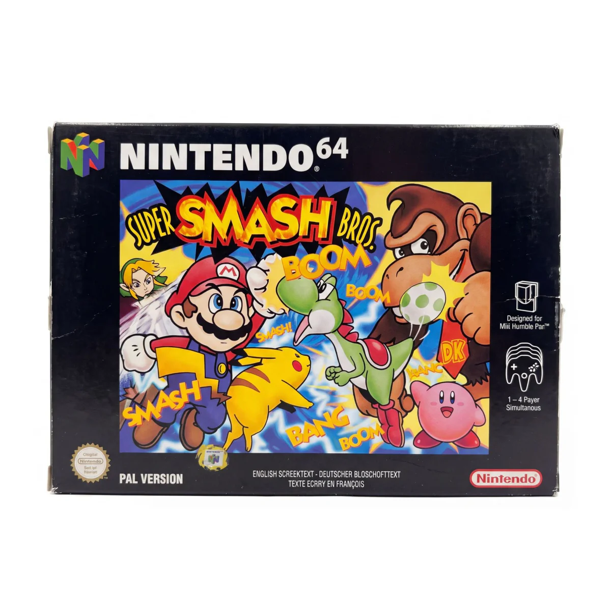Super Smash Bros. (Nintendo 64) — Παιχνίδι στο αρχικό κουτί με εγχειρίδιο