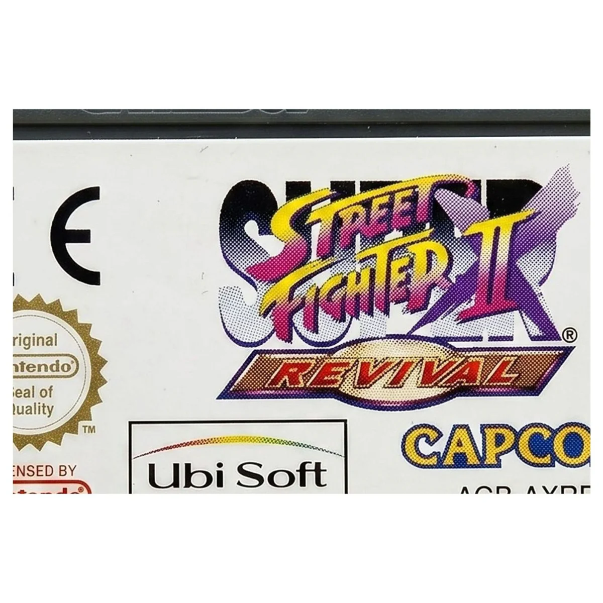 Super Street Fighter II: Revival Game Boy Advance Label — Losse cartridge