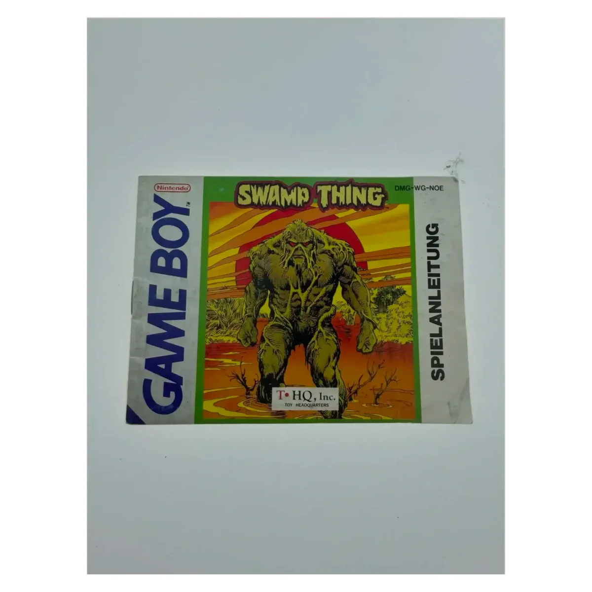 Swamp Thing — оригинално ръководство (Game Boy / Color) — С ръководство