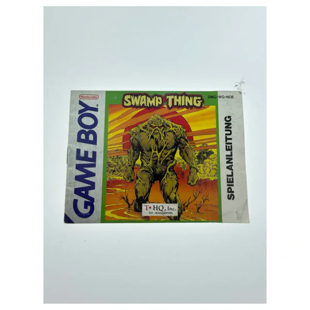 Swamp Thing — oryginalna instrukcja — Game Boy / Color