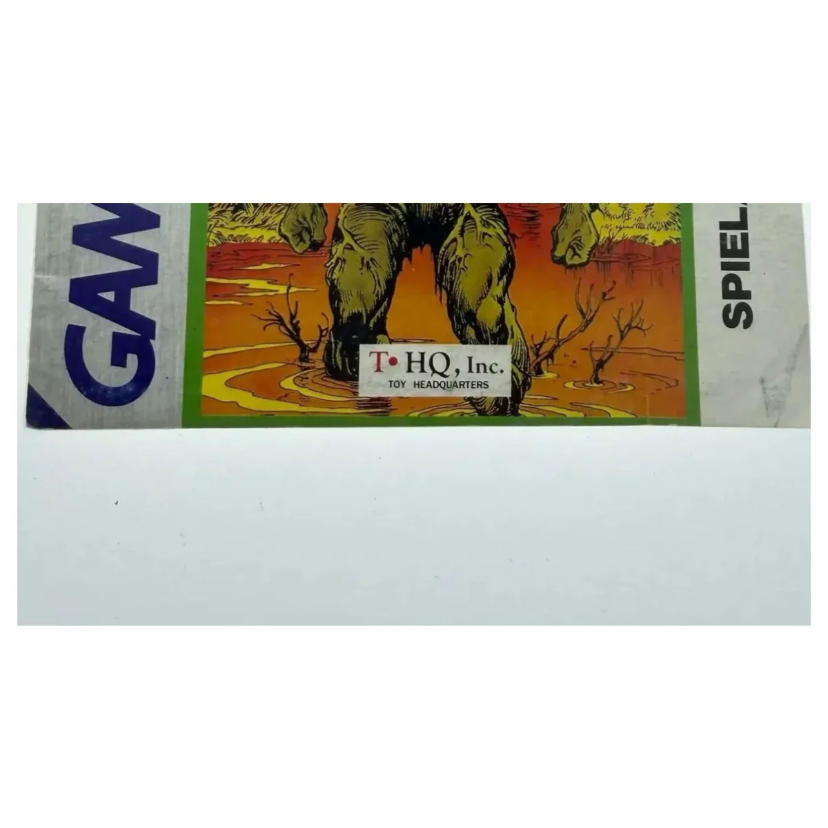 Swamp Thing — manual original (Game Boy / Color) — foto de detalle 3