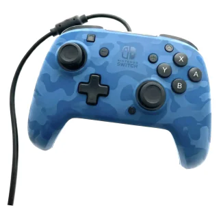 Switch Wired Controller — Blauw Camo