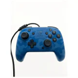 Switch Wired Controller — Blauw Camo Nintendo Switch Voorkant — Los accessoire