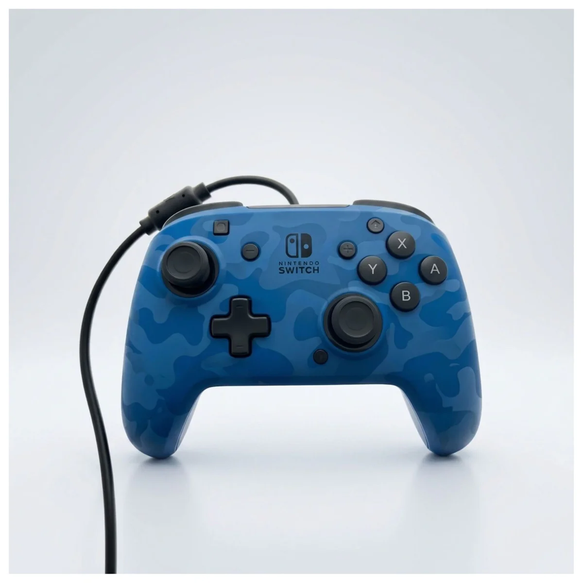 Switch Wired Controller — Blauw Camo Nintendo Switch Detail — Los accessoire