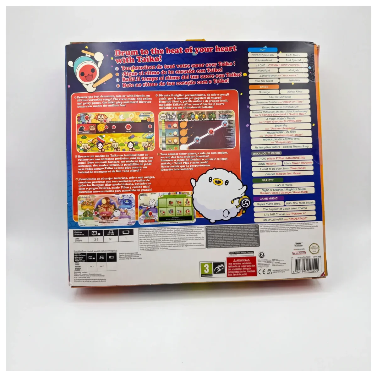 Taiko no Tatsujin: Rhythm Festival + Taiko Drum Set (Nintendo Switch) — takapuoli