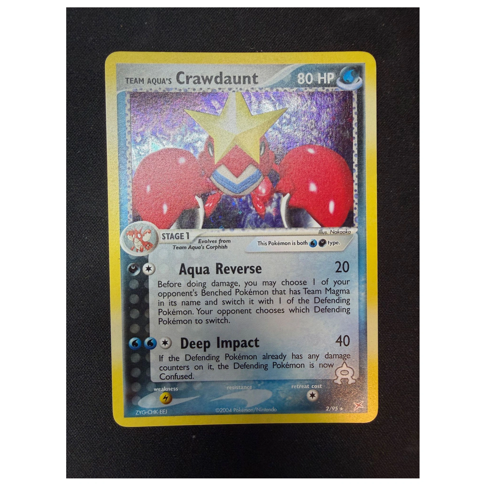 Team Aqua's Crawdaunt (Pokemon Kaarten) Losse kaart — Goed staat — origineel kopen bij Gameshop Enter