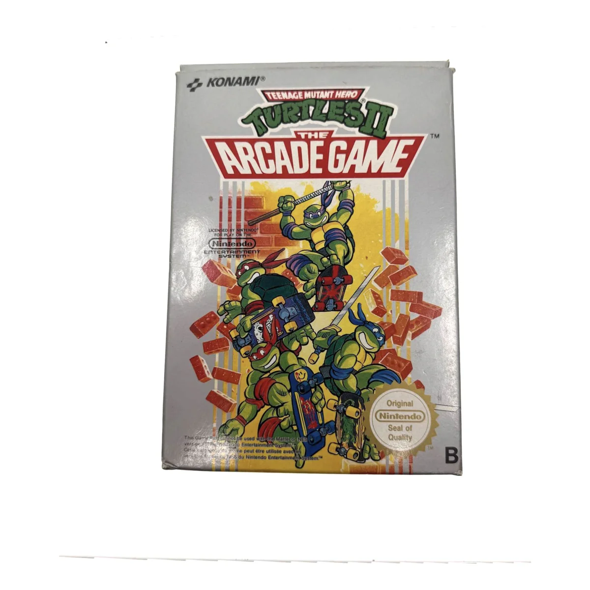 Teenage Mutant Hero Turtles: The Arcade (NES) — Jeu en boîte d’origine