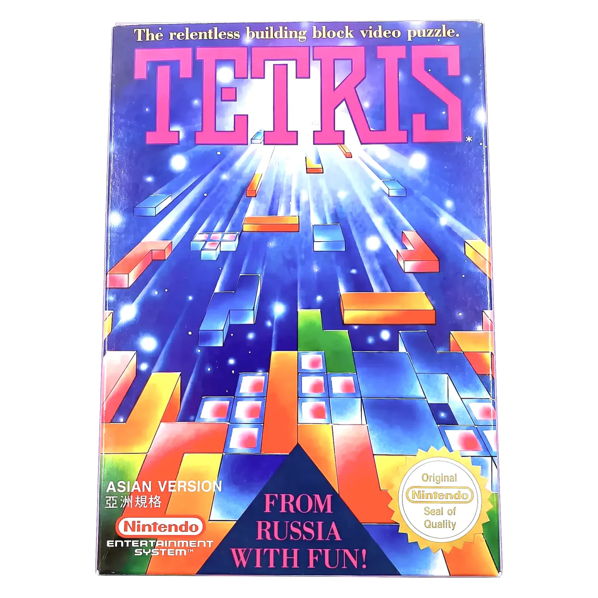 Tetris (Asian Version) (NES) — Игра в оригинална кутия